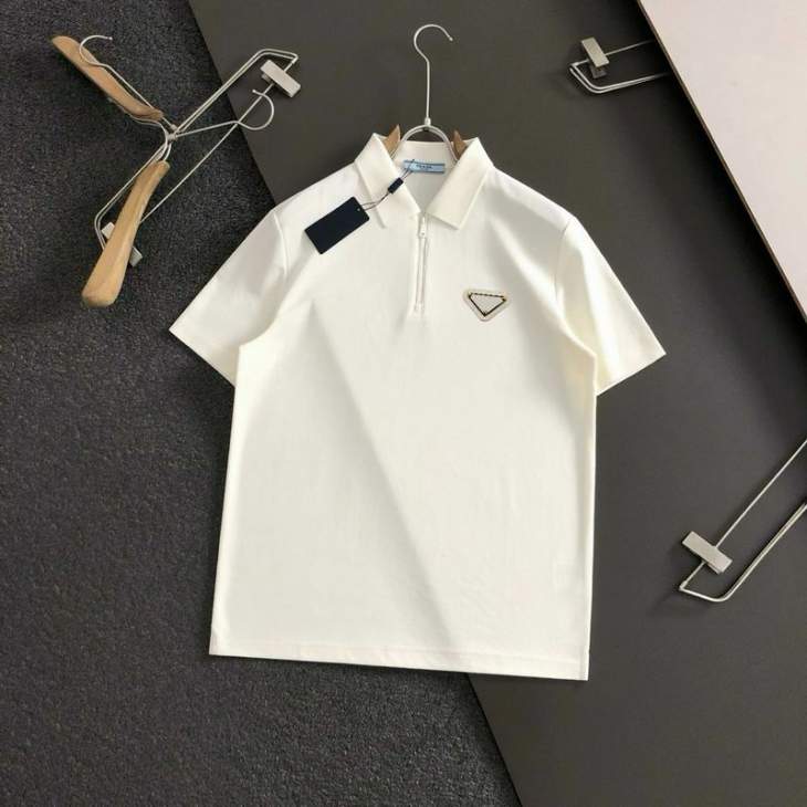 Picture of Prada Polo Shirts Short _SKUPradaM-3XLxetr32825690